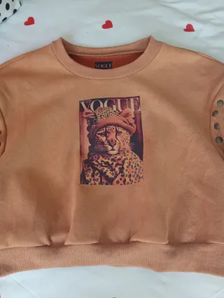 Sudadera corta mujer Vogue