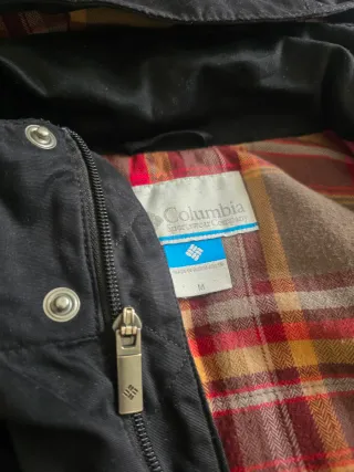 Parka Columbia Talla M Negra Nueva