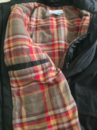 Parka Columbia Talla M Negra Nueva