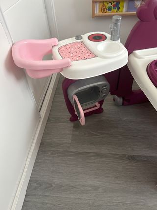 Cuna, bañera y cambiador Smoby