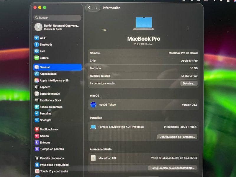 MacBook Pro M1 Plata/Gris Espacial afbeelding 9