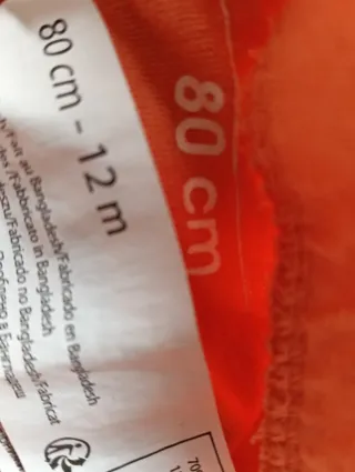 Pantalones cortos bebé 12 meses