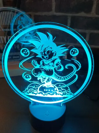 Lámpara LED Personalizada Goku