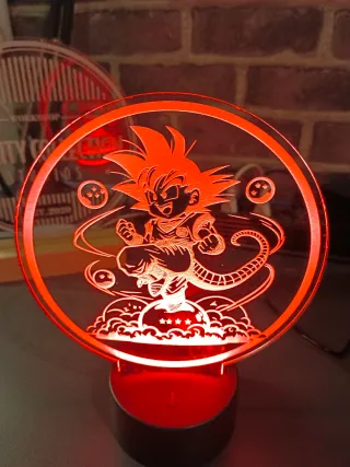 Lámpara LED Personalizada Goku