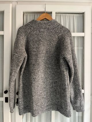 Jersey Zara Gris Claro Talla 13-14 Años