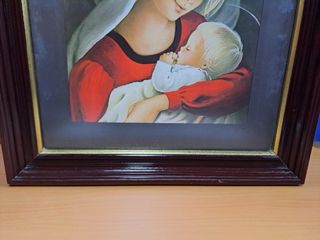 Cuadro Virgen con Niño Vintage