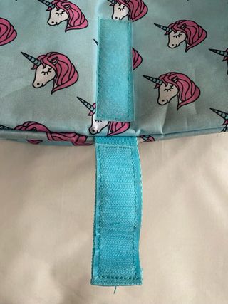 Mochila MOOS Unicornios Azul y Rosa