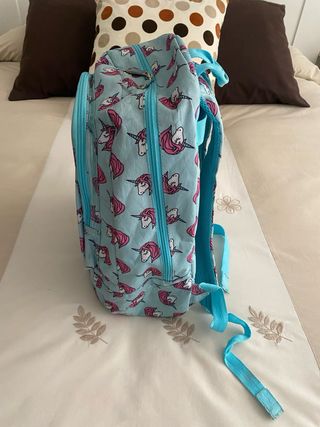 Mochila MOOS Unicornios Azul y Rosa
