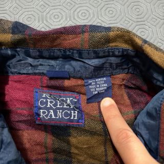 Camisa Flanela Vintage Rock Creek Ranch M