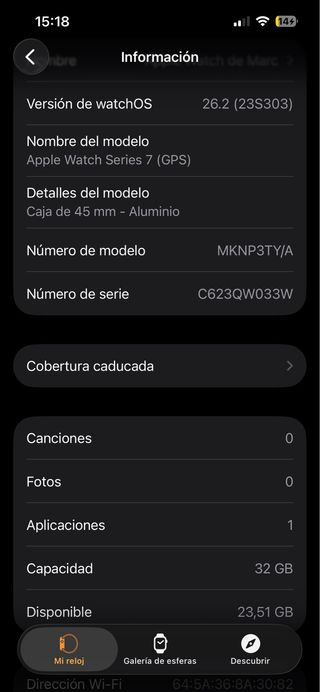 Apple Watch Series 7 GPS 45mm