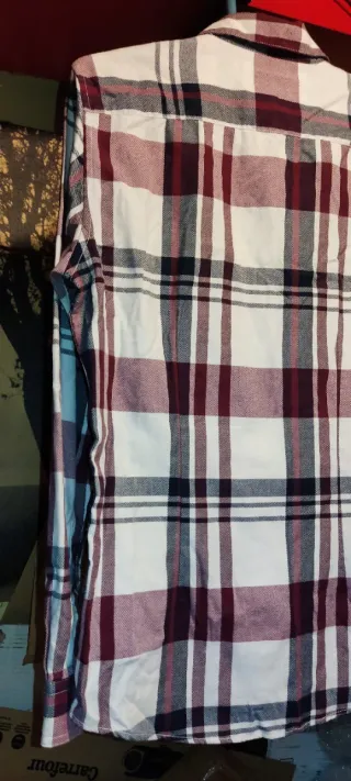 Camisa M Livergy cuadros