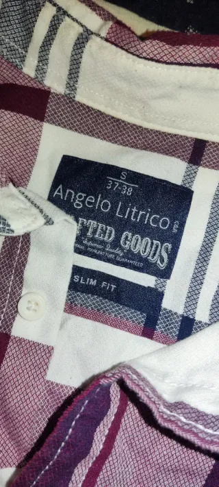 Camisa M Livergy cuadros
