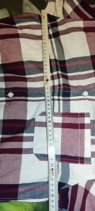 Camisa M Livergy cuadros