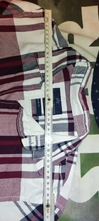 Camisa M Livergy cuadros