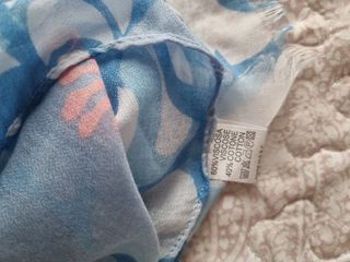 2 Foulard Cuori Blu e Bianchi