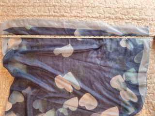 2 Foulard Cuori Blu e Bianchi