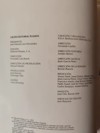 LOS DIOSES DE LA MUSICA 93 ( 5 VOLUMENES).