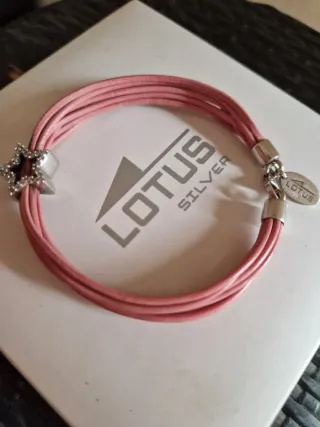 Pulsera Lotus Silver estrella circonitas