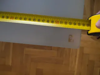 Mesa de centro cristal y madera