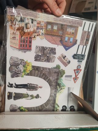 Tren metálicose clásico con control remoto y luces