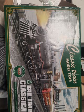 Tren metálicose clásico con control remoto y luces