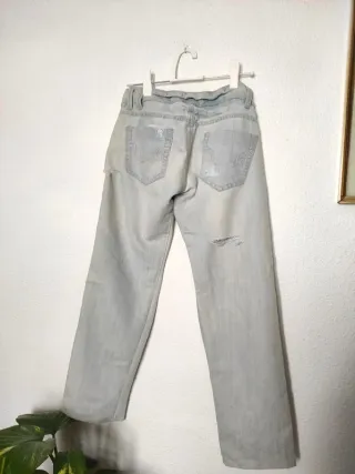 Pantalones vaqueros denim tiro bajo Zara Y2K