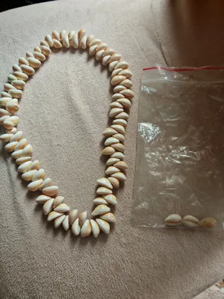 Collana vintage conchiglie naturali