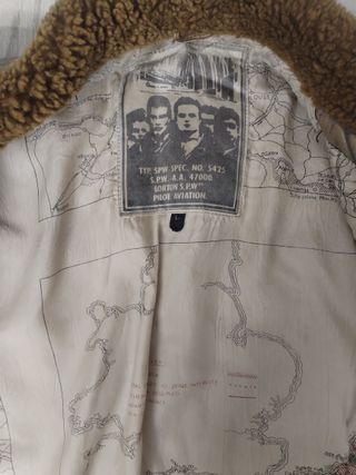 Chaqueta piel Top Gun