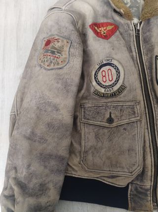 Chaqueta piel Top Gun