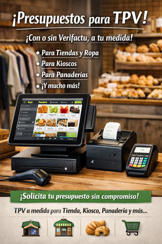 TPV para Bar, Tienda, Kiosco o Panadería