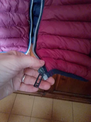 Gilet Clayton reversibile blu/bordeaux taglia L