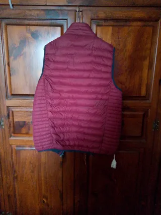 Gilet Clayton reversibile blu/bordeaux taglia L