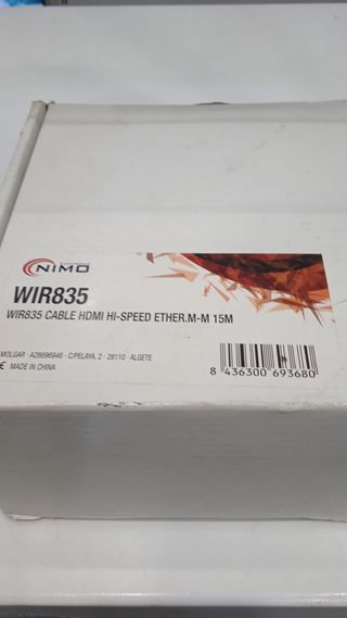 Cable HDMI NIMO WIR835 15m