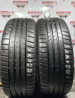 225 40 19 W BRIDGESTONE RUEDA AL 90% VIDA UTIL