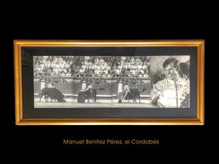 Antiguo Cuadro El Cordobés 1960 fotos Cano