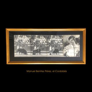 Antiguo Cuadro El Cordobés 1960 fotos Cano
