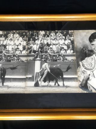 Antiguo Cuadro El Cordobés 1960 fotos Cano