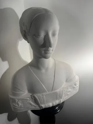Busto Principessa Ippolita Maria Sf in gesso
