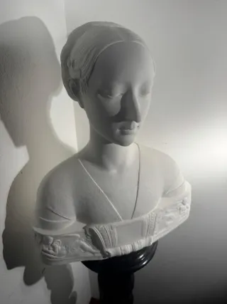 Busto Principessa Ippolita Maria Sf in gesso