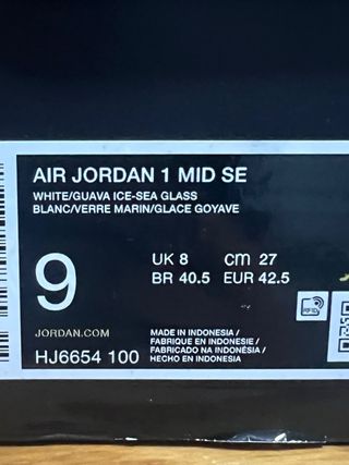 Nike Air Jordan 1 Mid SE – Nuevas (sin usar)