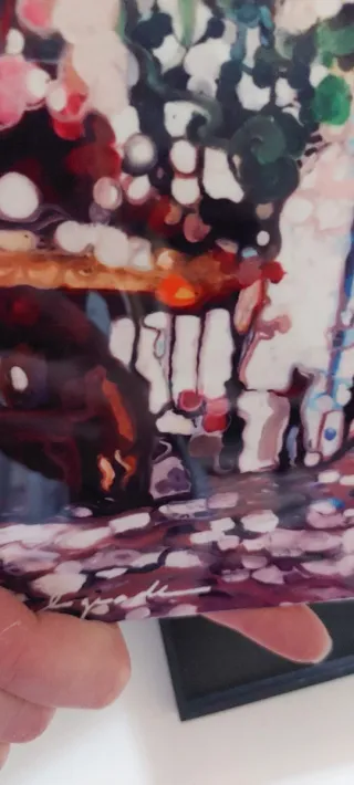 Azulejo decorativo de artista portugués