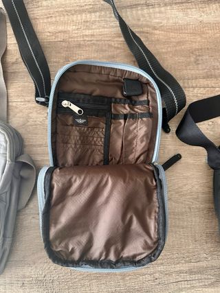 Lote 3 Bolsos Dockers Negro y Gris