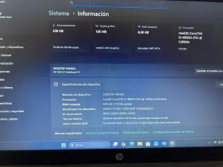 Portatil hp intel 10 generación