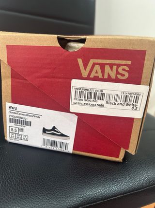 Vans Ward Zapatillas Negras y Blancas
