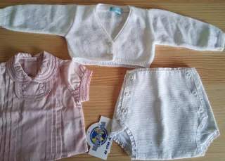 Lote Ropa Bebé Niña 0-3 Meses + bolsa regalo