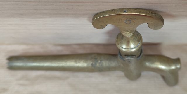 Grifo de bronce para bota siglo XIX