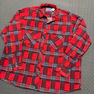 Camisa Xadrez Vermelha Himalaya XL Vintage Retro