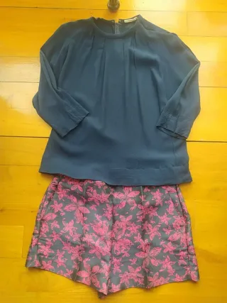 Shorts Carolina Herrera Estampado Floral