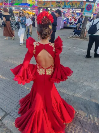 Vestido Gitana Niña Talla 9-11