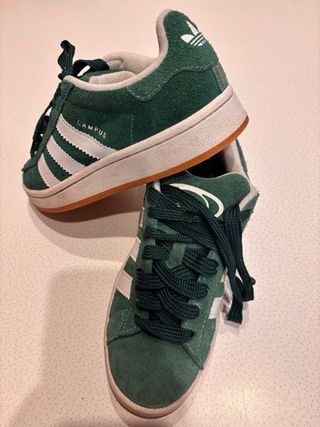 Adidas Campus Verdi e Bianche misura 36,5